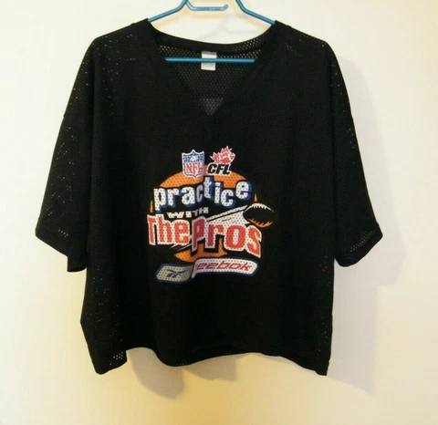 BC LIONS / BRENT JOHNSON  / PRACTICE WITH THE PROS / REEBOK / FOOTBALL JERSEY Cover