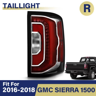 Luz trasera LED para GMC Sierra 1500 2016 2017 2018 lámpara de freno lado del pasajero Foto 1 de 4