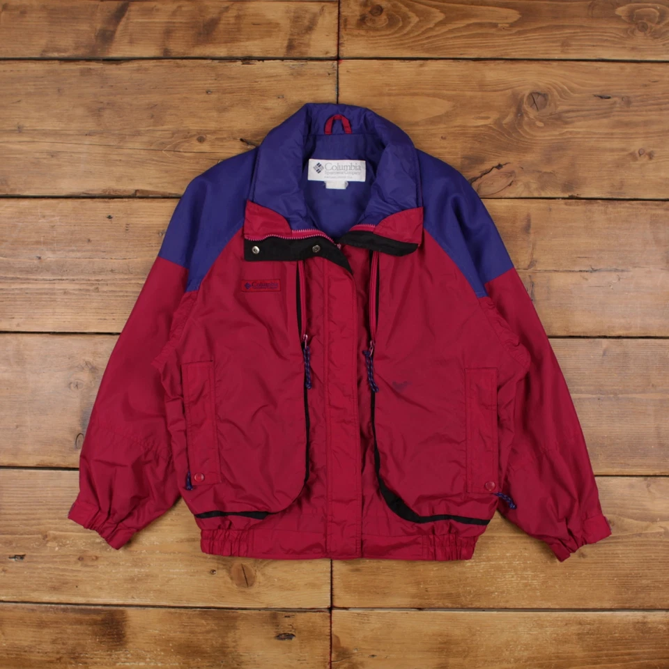 Chaqueta de exterior Columbia vintage años 90 púrpura para mujer Foto 1 de 4