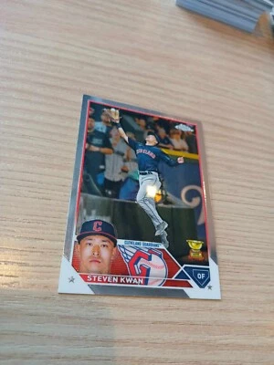 Steven Kwan All Star Rookie MLB Baseball Card Cleveland Guardians  - Image 1 of 2
