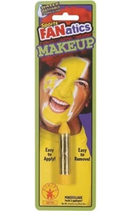 PINTURA FACIAL DE MAQUILLAJE DE FANÁTICOS DE LOS DEPORTES AMARILLA - Imagen 1 de 2