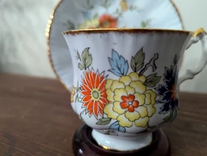 PARAGON ENGLAND ORIENTAL SERIES "SUNG" GREEN TEA CUP & SAUCER plus Free Holder - Picture 1 of 7