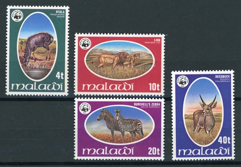 Malawi  1978, Mi#297-300, Sc#319-322 Malawi Wild Life MNH #8693 Cover