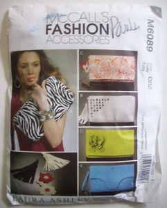 Bolsos clutch monederos patrón 6089 SIN CORTAR - Imagen 1 de 2