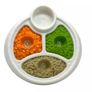 FISHER-PRICE Servin' Surprises Baby Food Dish Plate ONLY Replacement Peas Carrot - Picture 1 of 4