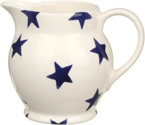 Emma Bridgewater Handmade in UK 1/2 Pint Jug -BLUE STAR STARRY SKIES DESIGN - Picture 1 of 3