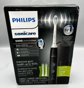 Philips Sonicare ProtectiveClean 5300 Wiederaufladbare Zahnbürste, Schwarz NEU - Bild 1 von 4