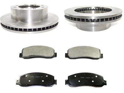 Kit de pastilhas de freio e rotor dianteiro 45491HRST 2006 para 2005-2012 Ford F350 Super Duty - Imagem 1 de 2