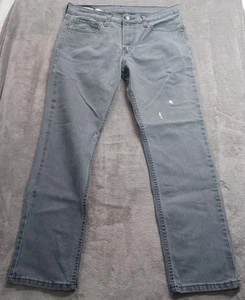 Men’s Levi 511 Jeans Grey W33 L30 Straight Leg - Picture 1 of 12