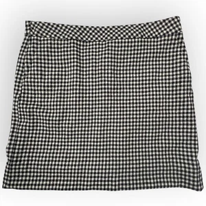 Eddie Bauer Minirock Hahnentritt schwarz weiß Wolle gefüttert 16 Preppy Academia - Bild 1 von 15