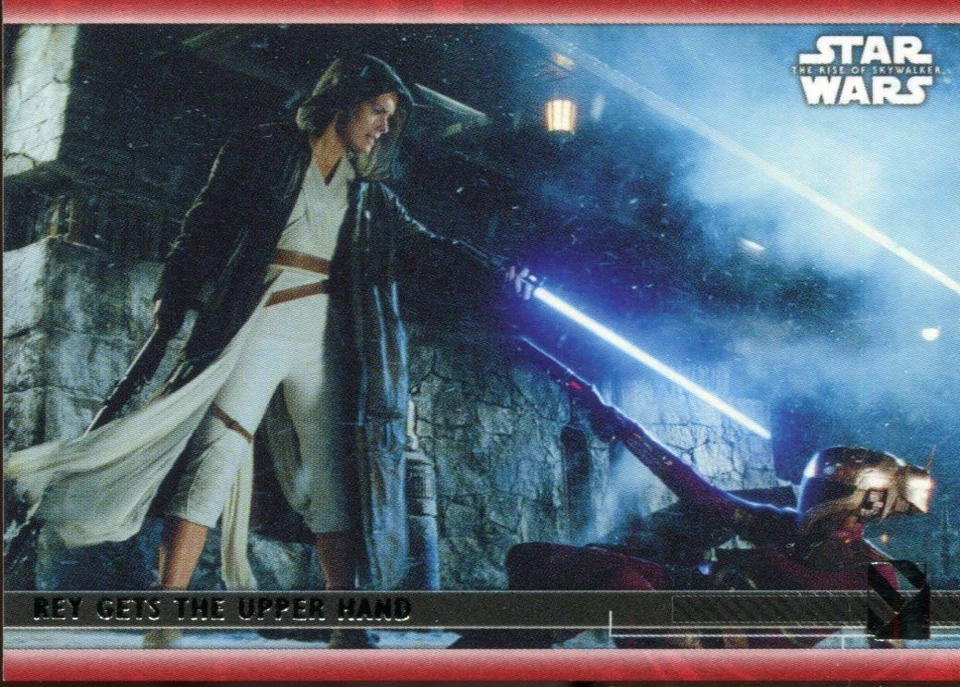 Star Wars Rise Of Skywalker S2 Red [199] Base Card #32 Rey Gets the Upper Hand - Image 1 of 1