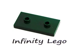 6 LEGO Dark Green Tile 2 x 4 with 2 Studs (65509) - 6 Pieces - Picture 1 of 1