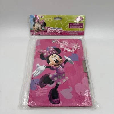 Minnie Mouse Bow-Tique Large Diary With Lock (45 Sheets) New In Packaging  - Image 1 of 4