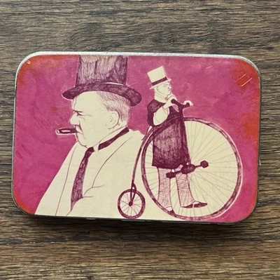 Vintage Belt Buckle W.C. Fields High-Wheel Bike, From 1930s Film “ It's a Gift “ - Image 1 of 4