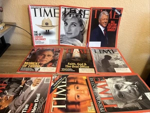 Vintage Time Magazine Lot Of 10 - Good Condition - Picture 1 of 11