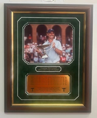 Tommy Fleetwood 2025 Fedex Cup Champion 8x10 Photo Framed with engraved nameplat Foto 1 de 4