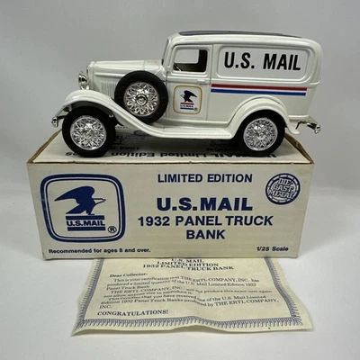 Banco de Vehículos Diecast Ertl De Colección - Camión Panel 1932 Correo de Estados Unidos (1989) Foto 1 de 4