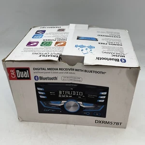 Dual Electronics DXRM57BT Car Stereo 2-DIN Bluetooth Aux AM/FM Radio - NOB - Bild 1 von 5