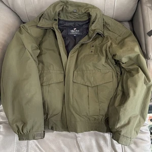 Large - Newport Harbor Herren gefütterte Jacke L grün Winter Lagen wasser-/winddicht - Bild 1 von 16