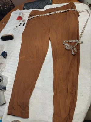 Carhartt Force Relaxed-Fit Ripstop Work Pants Brown Ladies Size Large (12-14) - Image 1 of 4