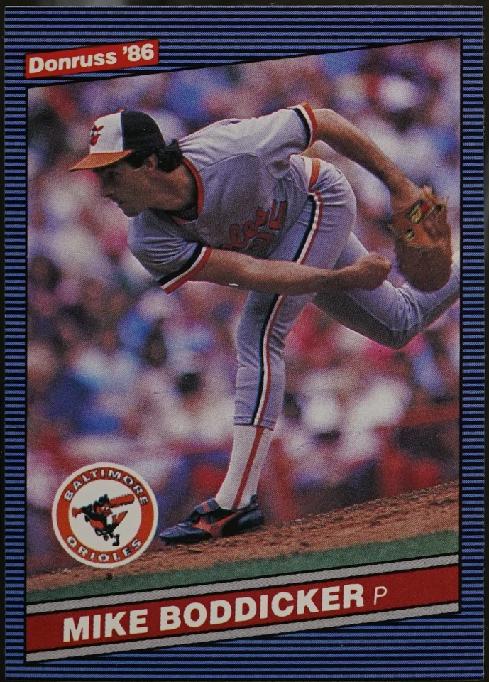 1986 Donruss Baseball Mike Boddicker #47 NM - Image 1 of 1