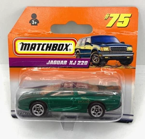 44138 MATCHBOX / SUPER FAST 1997 / #75 JAGUAR XJ 220 VERT - Picture 1 of 1