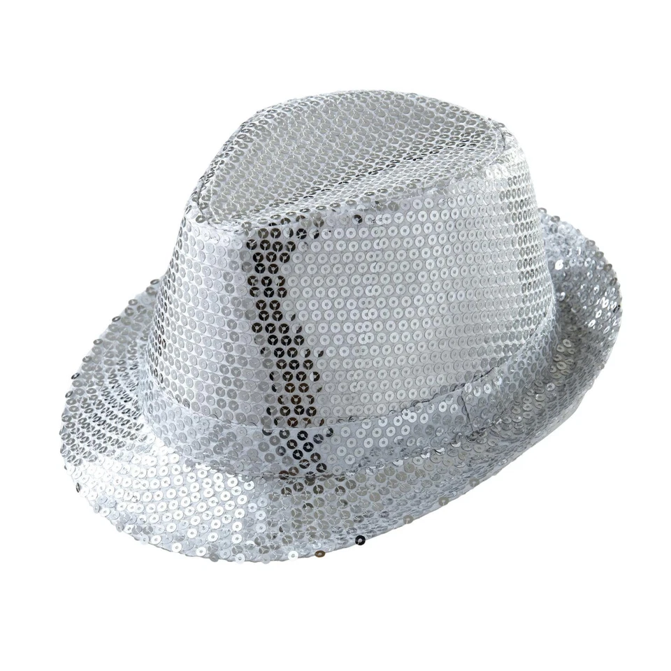 CAPPELLO IN PAILLETTES ARGENTO - Immagine 1 di 1
