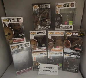 10 Wookie Chewie Pop Lot - Chewbacca AT-ST 63 236 513 548 570 239 300 387 - Bild 1 von 8