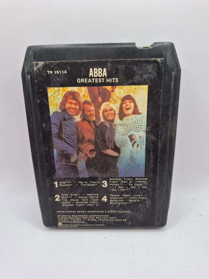 ABBA - Greatest Hits 8-Track Tape 1976 Pop Rock Atlantic TP 19114 - Image 1 of 2