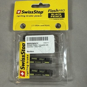 ¡Nuevo! SwissStop FlashPro Black Prince para llantas de carbono se adapta a Shimano/Sram L3 - Imagen 1 de 2