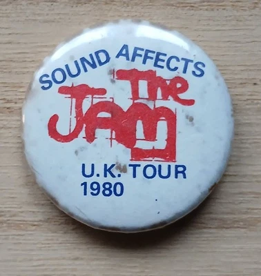 The Jam 30mm Pin Badge Sound Affects UK Tour 1980 Paul Weller Mod - Image 1 of 2