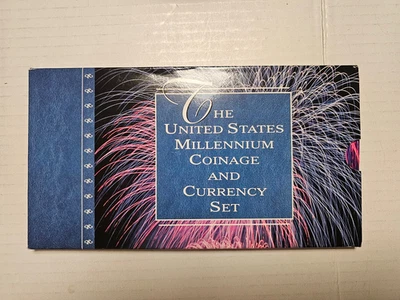 2000 U. S. Mint Millennium Coinage and Currency Set W/OGP and COA - Image 1 of 4