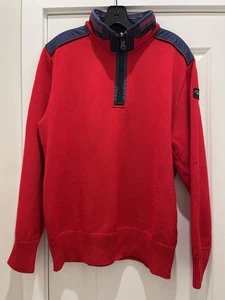 Paul & Shark Competition Pullover Half Zip Wool Sweater Yachting Cool Touch Med. - Picture 1 of 23