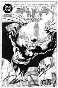 BATMAN HUSH 2 COMICSPRO 2025 EXCLUSIVO ASHCAN - 2X FIRMADO JIM LEE JEPH LOEB - DC - Imagen 1 de 2