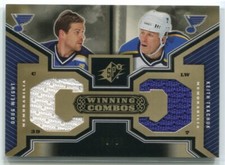 2005-06 SPx Winning Combos Gold WT Doug Weight Keith Tkachuk Dual Jersey /99