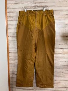 Gamehide Men's Canvas Brush Pants Size 38 Brown Outdoor Hunting Workwear Durable - Picture 1 of 3