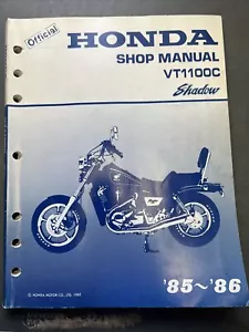 1985-86 Honda VT1100C Shadow Manual - Picture 1 of 5