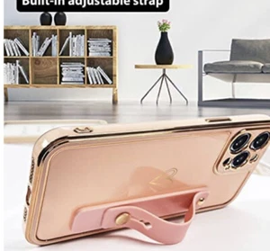 KANGHAR Designed for iPhone 13 Pro Max Case with Strap Pink - Picture 1 of 4