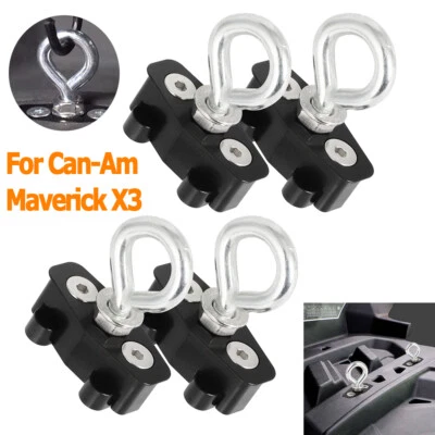For Can-Am Maverick X3 Cargo Hook Mount Lock Tie Down Anchor Aluminum 2017-2021 - Image 1 of 4