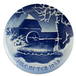 ROYAL COPENHAGEN BING&GRONDAHL PIATTO DI NATALE 1945 ORIGINALE PORCELLANA PRIMA  - Picture 1 of 4