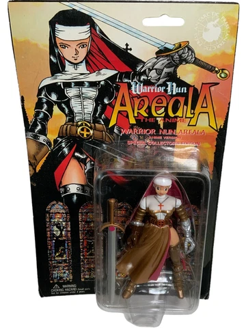 Warrior Nun Areala Anime Version Gold VTG 1997 Antarctic Press Action Figure New Cover