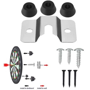 Dartboard Mounting Bracket Kit Screws Darts Boards for Wall Hanging Dartboard - Picture 1 of 7