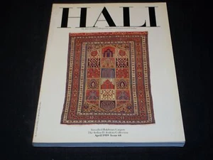 1989 APRIL HALI MAGAZINE - ORIENTAL CARPETS & TEXTILES - BEAUTIFUL COVER- GG 673 - Picture 1 of 2