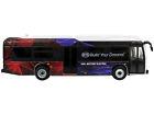 Bus de transport électrique BYD K8M construisez vos rêves livrée d'entreprise édition limitée