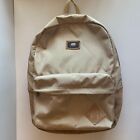 Vans School Backpack Beige Brown Tan Black 17X12 Tech Bag