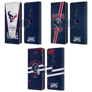 FUNDA BILLETERA LIBRO CUERO ARTE LOGOTIPO HOUSTON TEXANS OFICIAL NFL PARA TELÉFONOS SONY 1 - Imagen 1 de 9