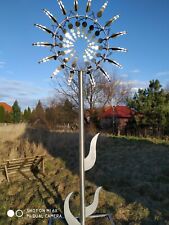 Stainless steel Garden Sculpture. Kinetic, height of 3.5m