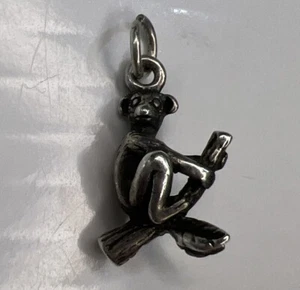 925 Sterling Silver Retro Charm Pendant Koala Bear Souvenir Australia Travel - Picture 1 of 8