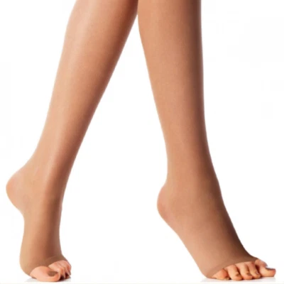 Strumpfhose Teint Invisible 10D - Peeptoe Version Flip Flop - 10 DEN - Pantyhose - Bild 1 von 3