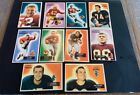 Lot 1955 Bowman Football Lot Of 20 Different Mid Grade Cards EX or Better Towler